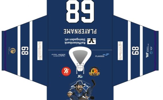 ERC Lechbruck – Heimtrikot mit neuem Logo (Fanedition)